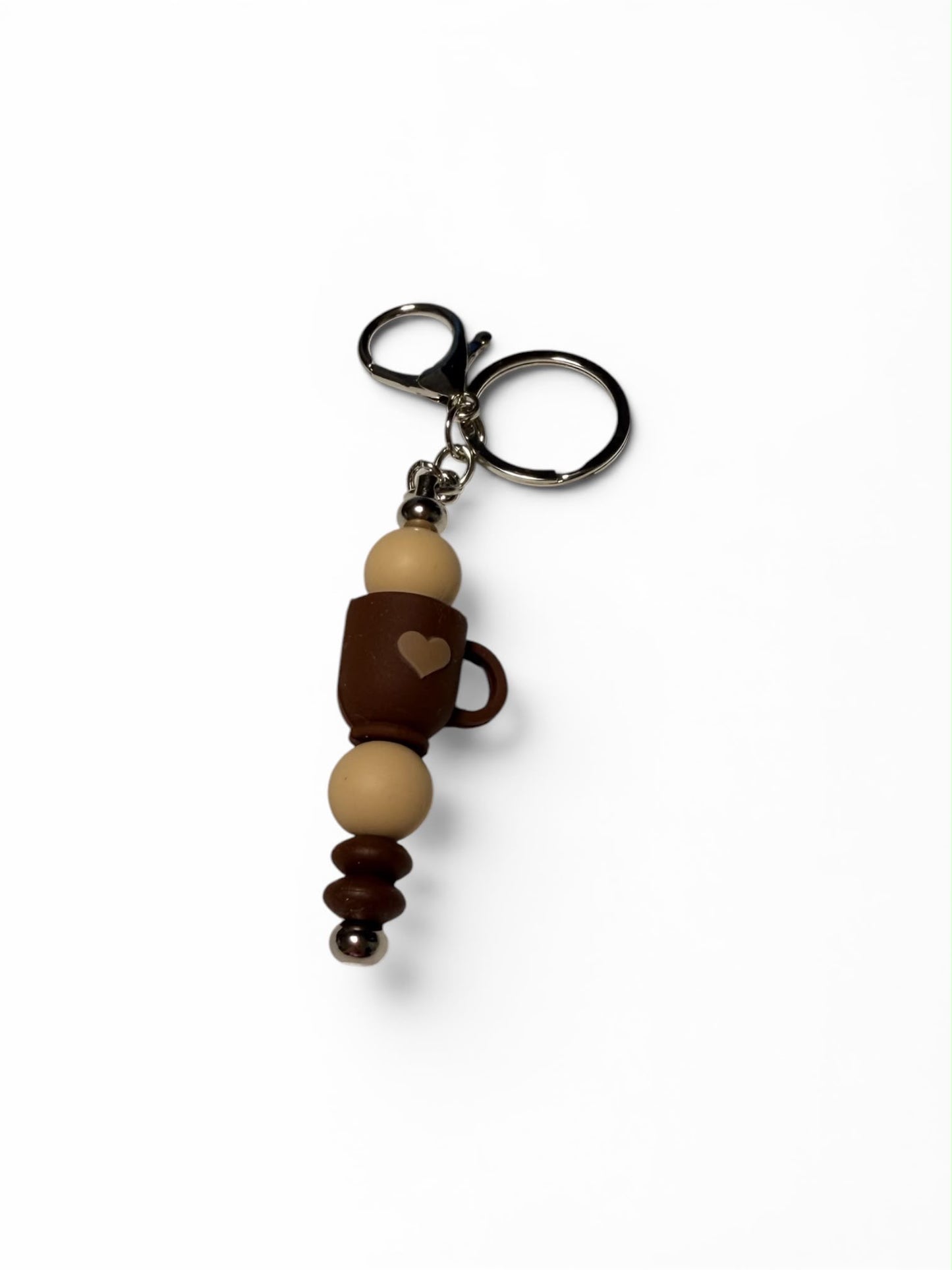 Charm Portachiavi Artigianale – Tazza Caffè Cuore
