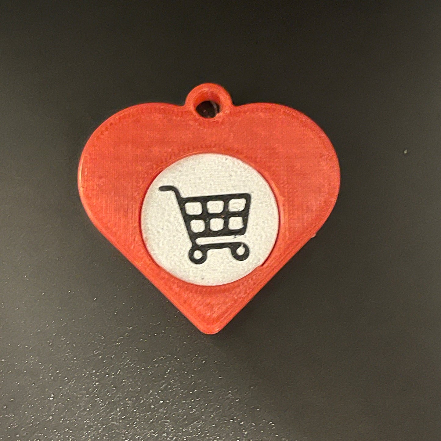 gettoni cuore per carrello della spesa