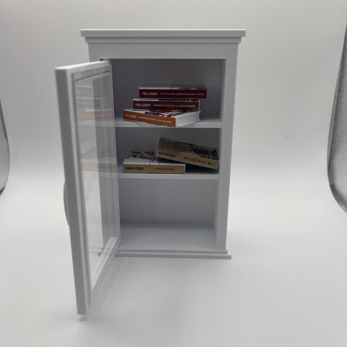 Mini libreria da collezione (include 5 Mini Libri 3D NFC editi da Genesa Vision)