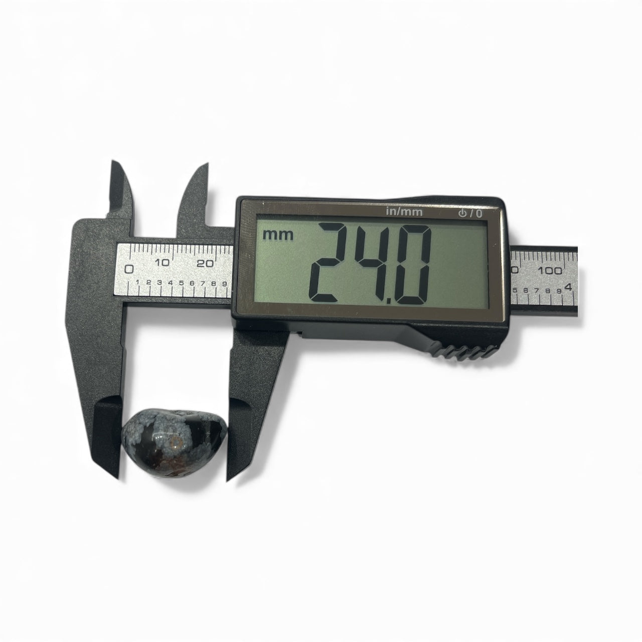 Ossidiana Fiocco di Neve — 7 g | 24 × 15,3 mm