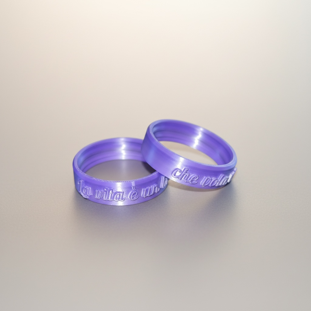 Coppia di anelli di ricambio per porta gocce (monocolore)