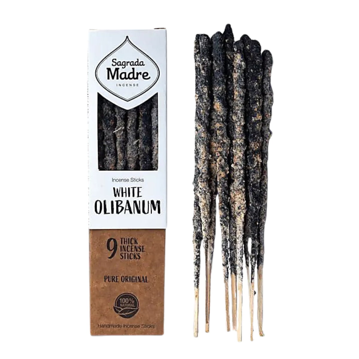 Bastoncini incenso alle Erbe Olibano Bianco "Sagrada Madre"