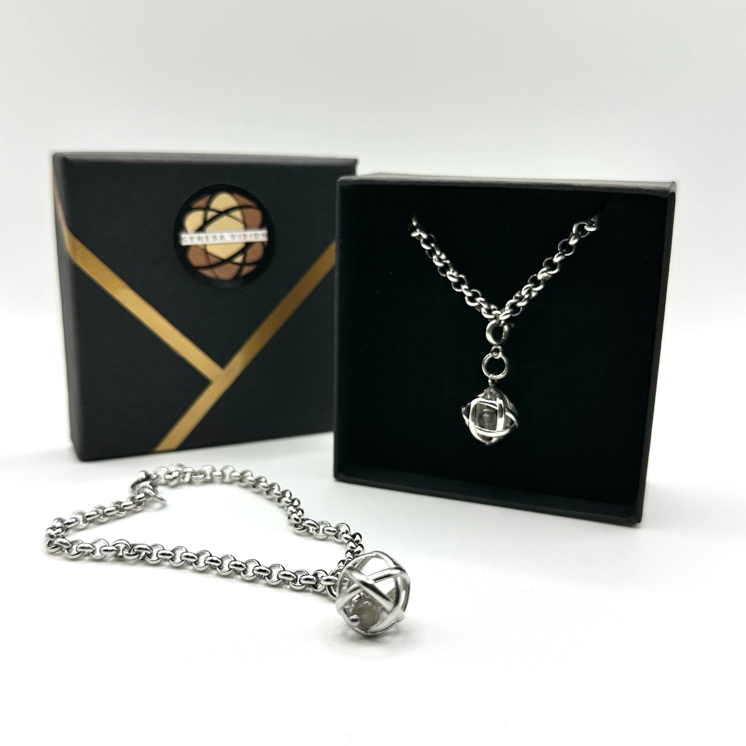 Bracciali in acciaio con genesa