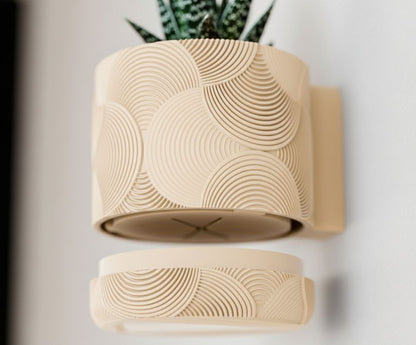 Vaso da parete "Optic" Grigio