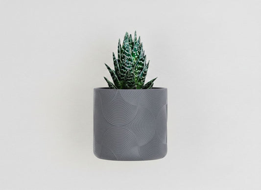 Vaso da parete "Optic" Grigio