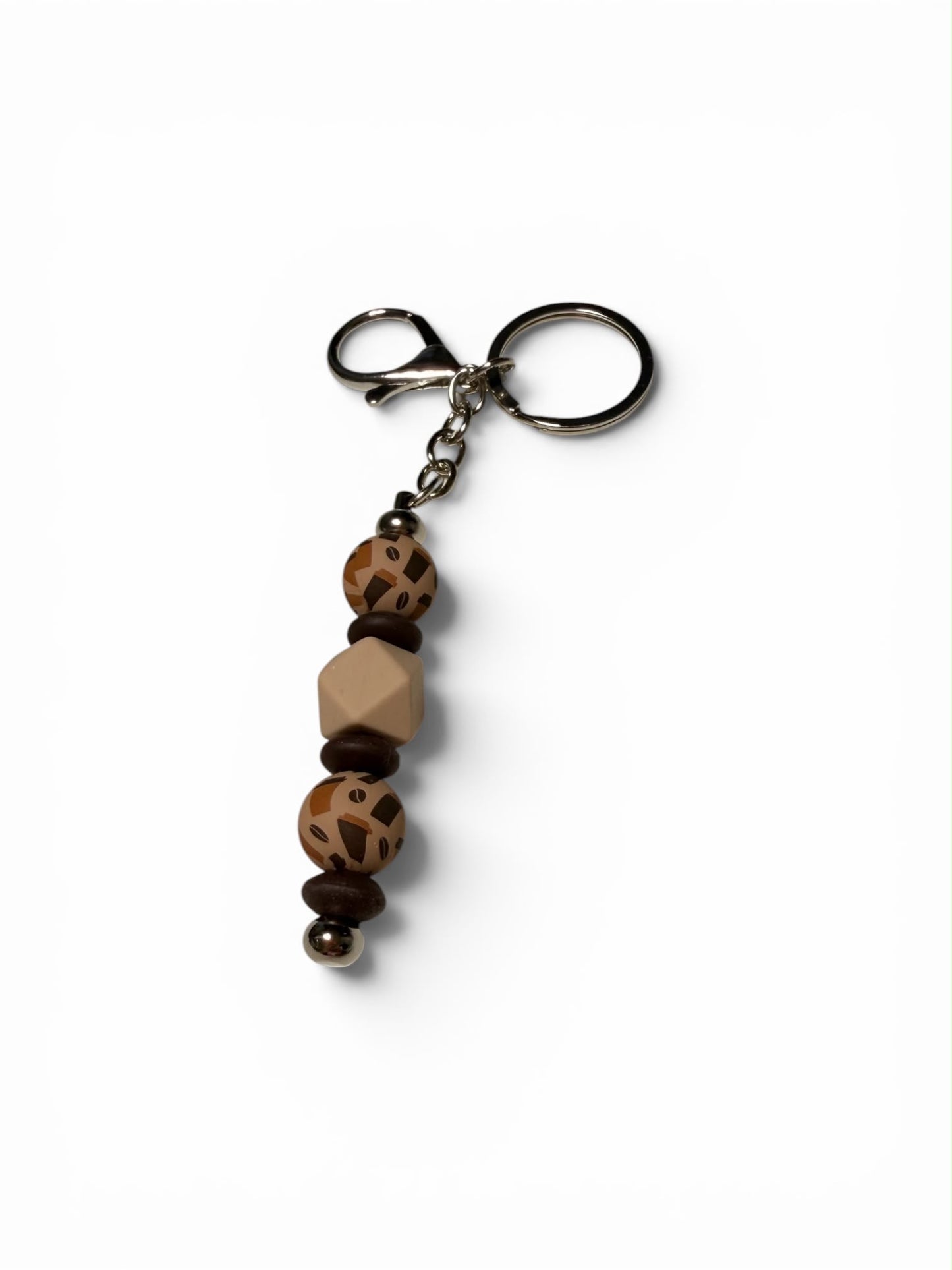Charm Portachiavi Artigianale – Perle Legno Naturale