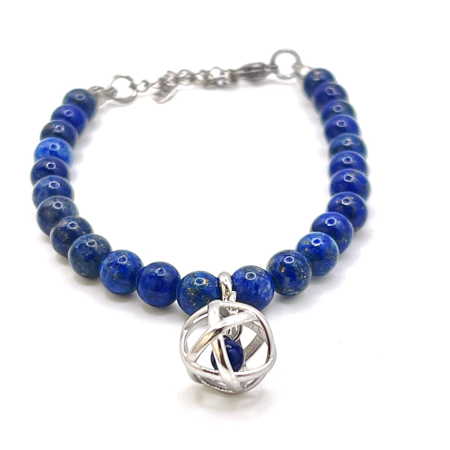 Bracciale Lapislazzuli con Genesa Crystal Lapislazzuli