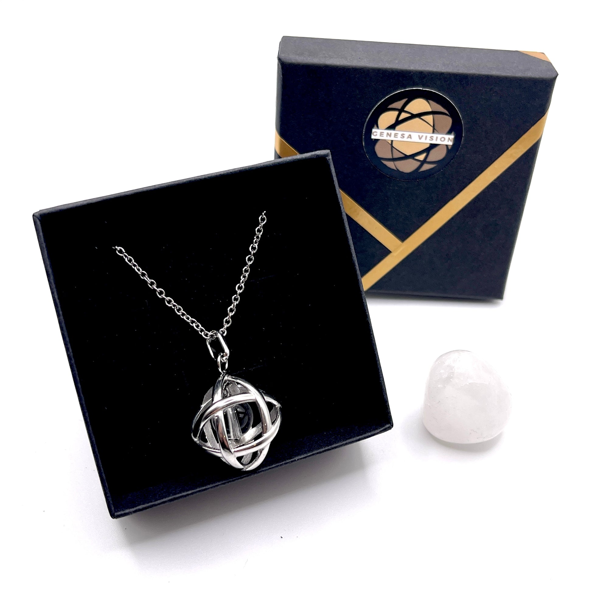 Collana Swarovski Invisible BIG Gold SMALL con pendente, girocollo in nylon trasparente, solitario, argento, oro, personalizzabile, diamante pendente - Italia Collana Swarovski Invisible BIG Gold SMALL con pendente, girocollo in nylon trasparente, solitario, argento, oro, personalizzabile, diamante pendente - Italia