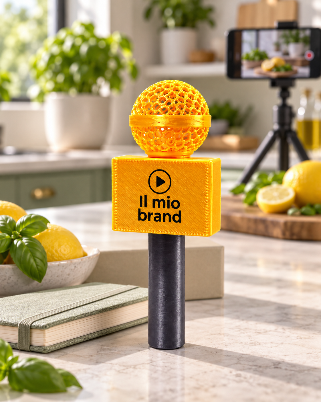 Microfono Creator Honeycomb Arancione