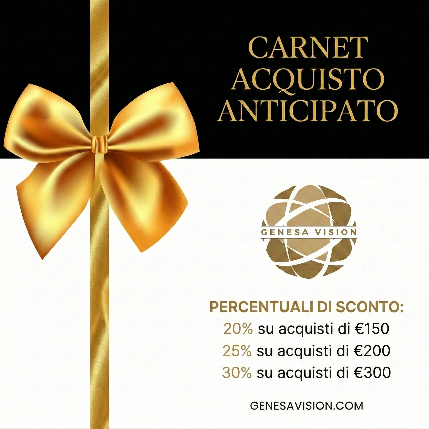 Carnet Acquisto Anticipato Genesa Vision