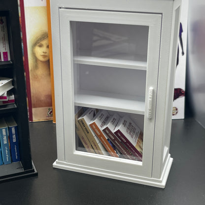mini libreria 3D con libri NFC