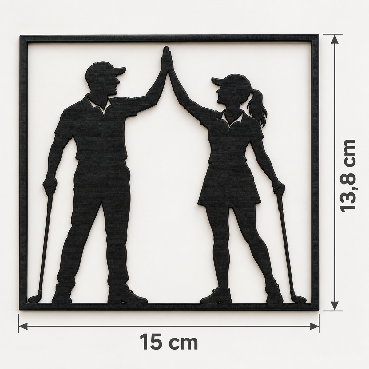 Quadretto da parete Golf High Five 15 × 13,8 cm