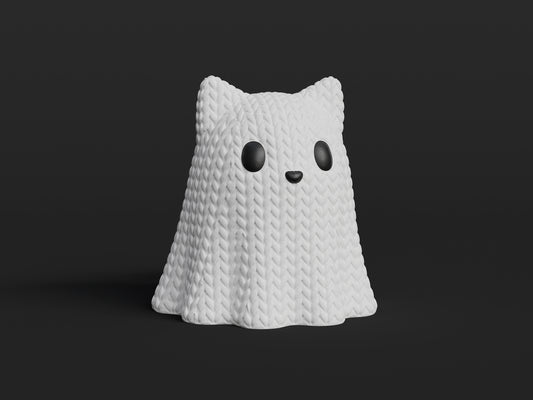 Collezione a maglia n. 31 – Gatto fantasma