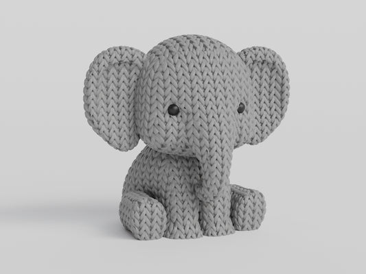 Collezione a maglia n. 23 – Elefante