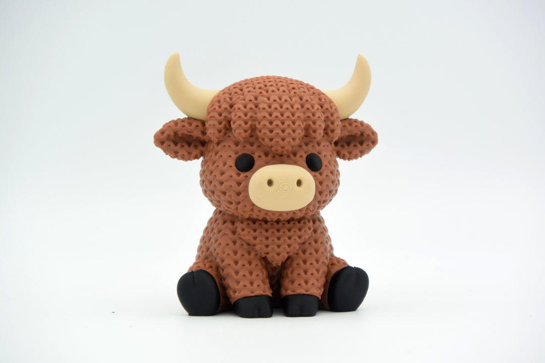 Collezione a maglia n. 41 – Mucca delle Highland