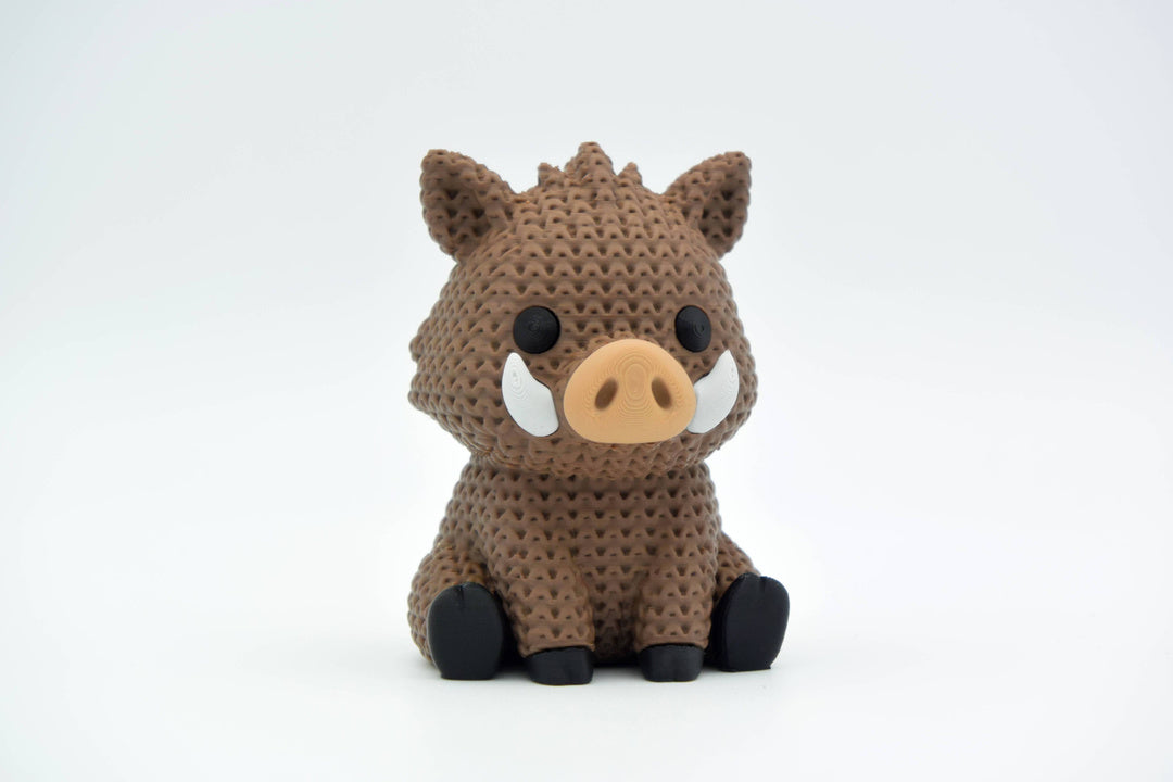 Animaletti 3d da esposizione effetto maglia