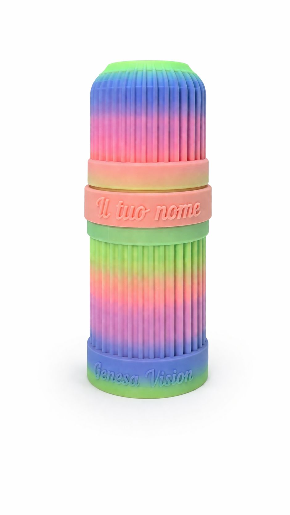 Porta gocce arcobaleno "Blue Rainbow" - Pezzo unico - Modello A6