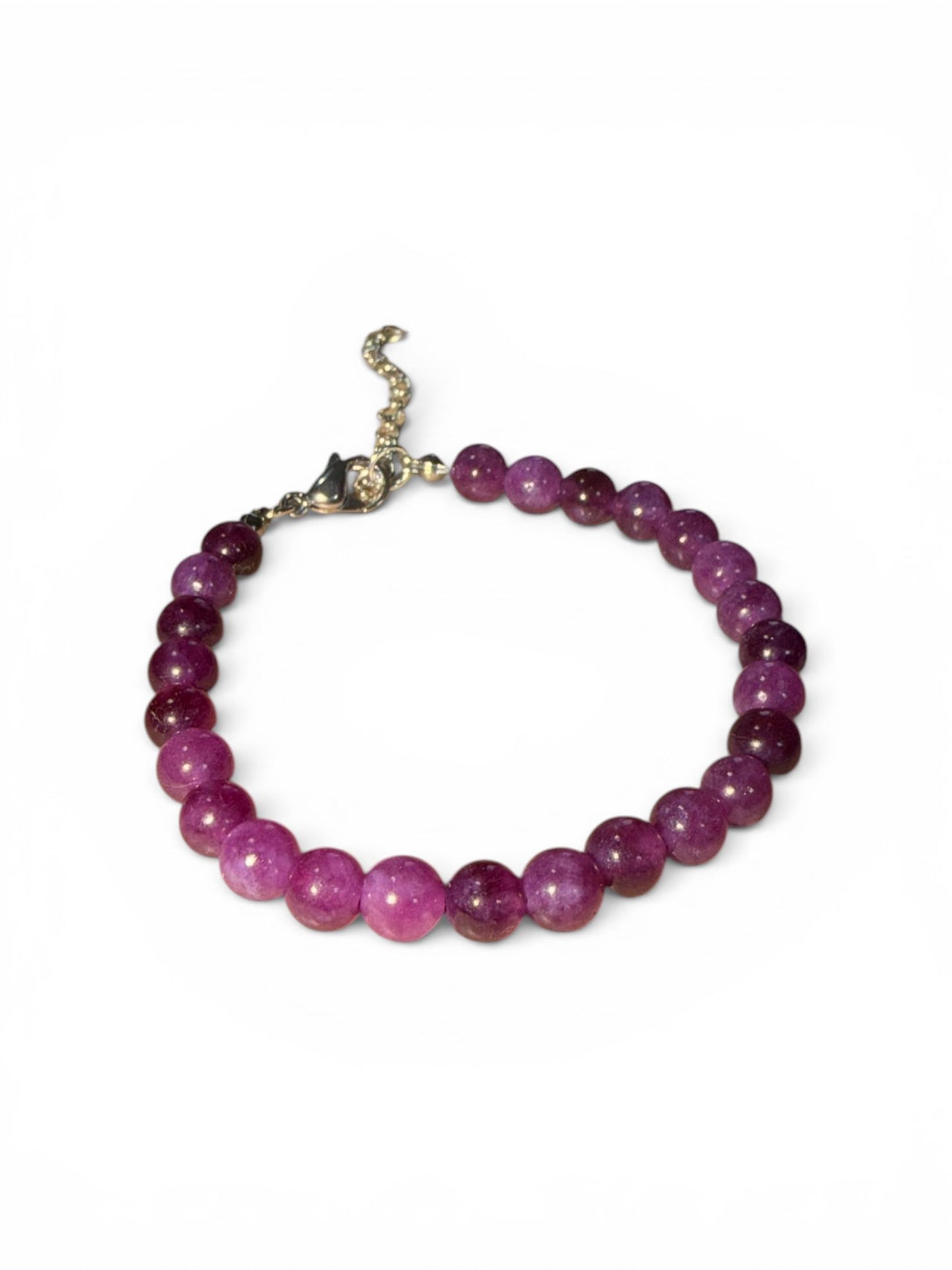 Bracciale con Ametista pietra naturale 6 mm