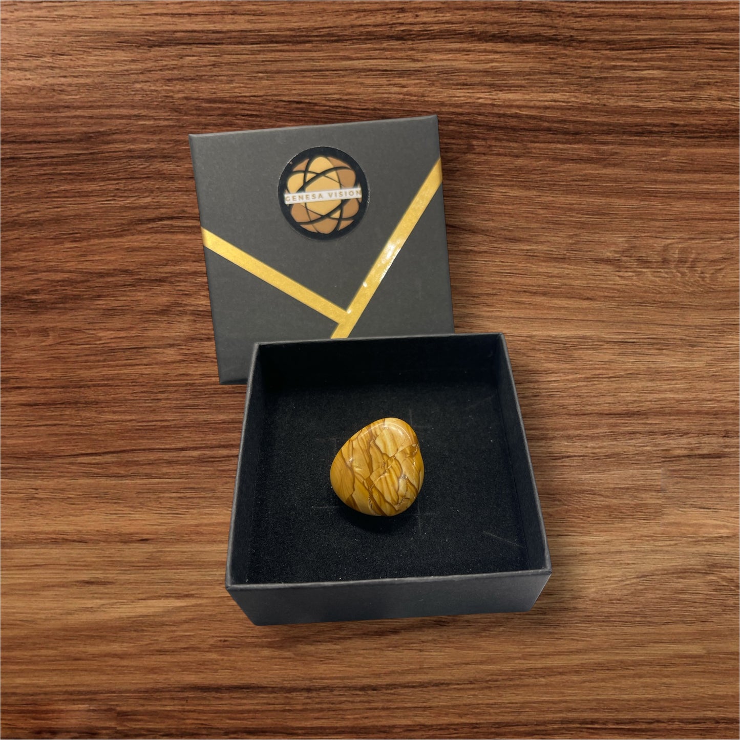 Diaspro Giallo — 9 g | 24,5 × 13,6 mm