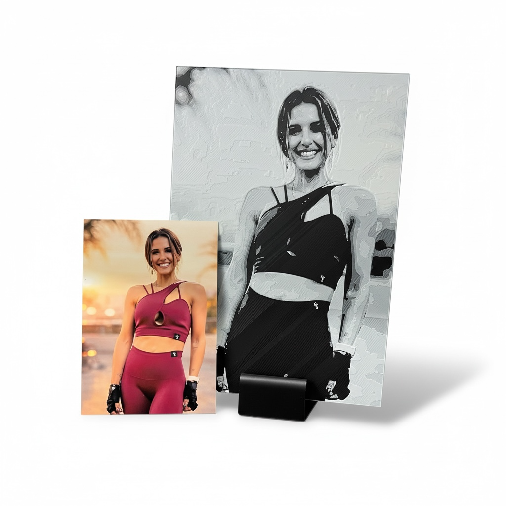 tela fotografica 3D personalizzata rilievo