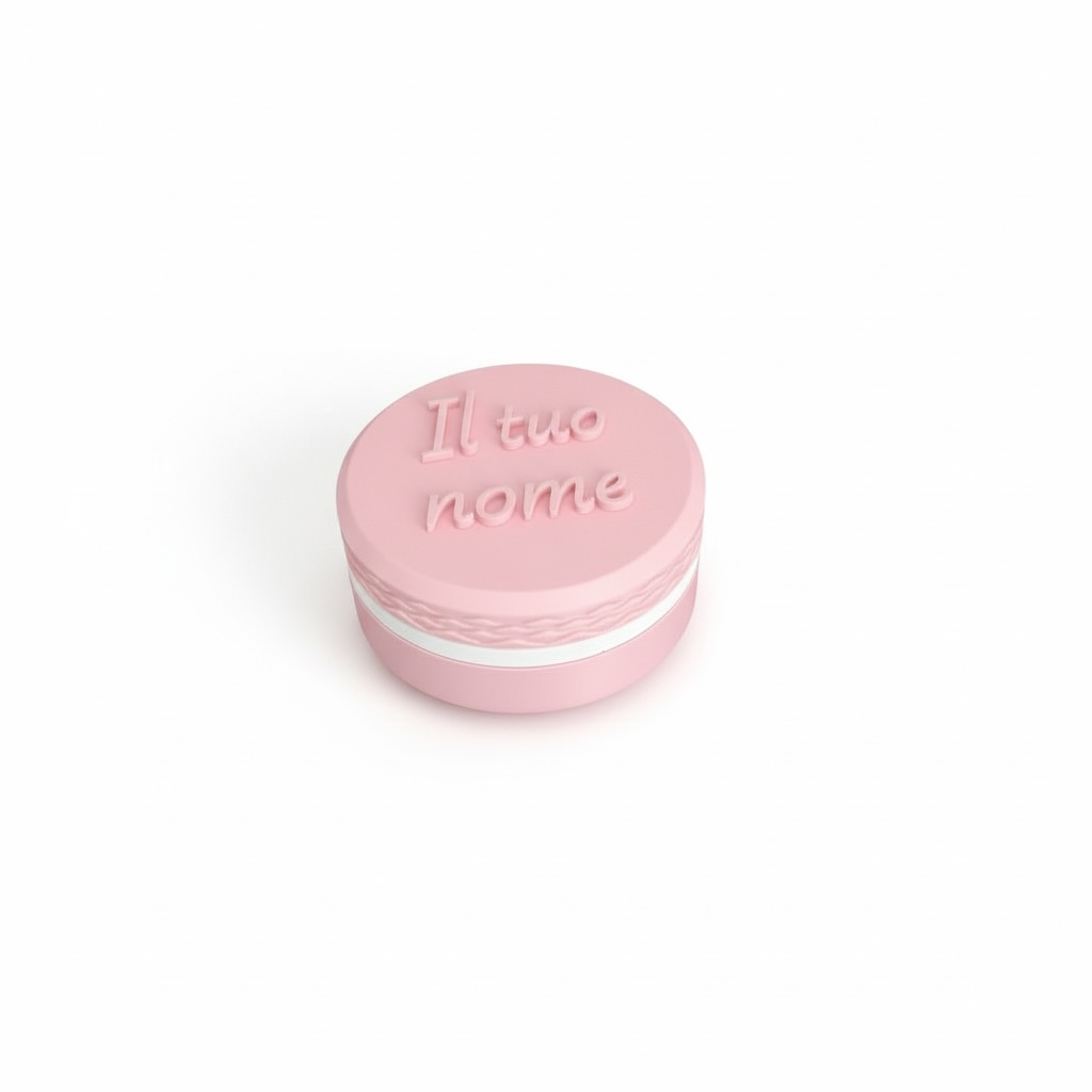 Portapillole Rotondo Rosa personalizzato