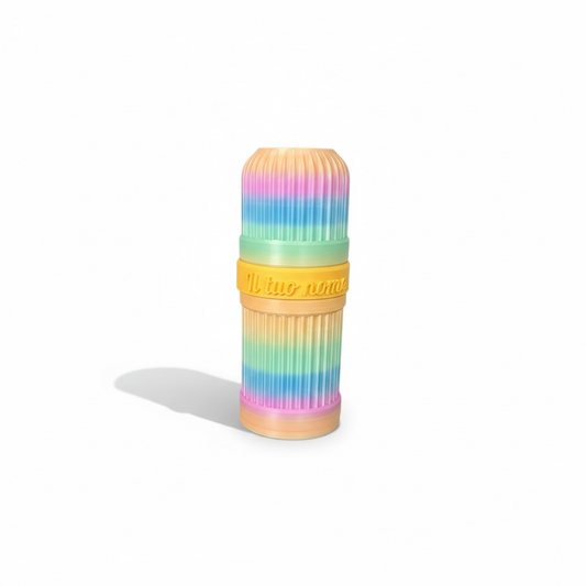 Porta gocce arcobaleno "Light green" - Pezzo unico - Modello A5
