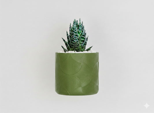 Vaso da parete "Optic" Verde oliva