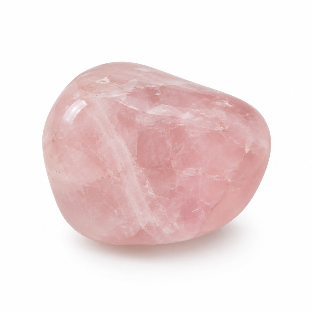 Quarzo rosa burattato